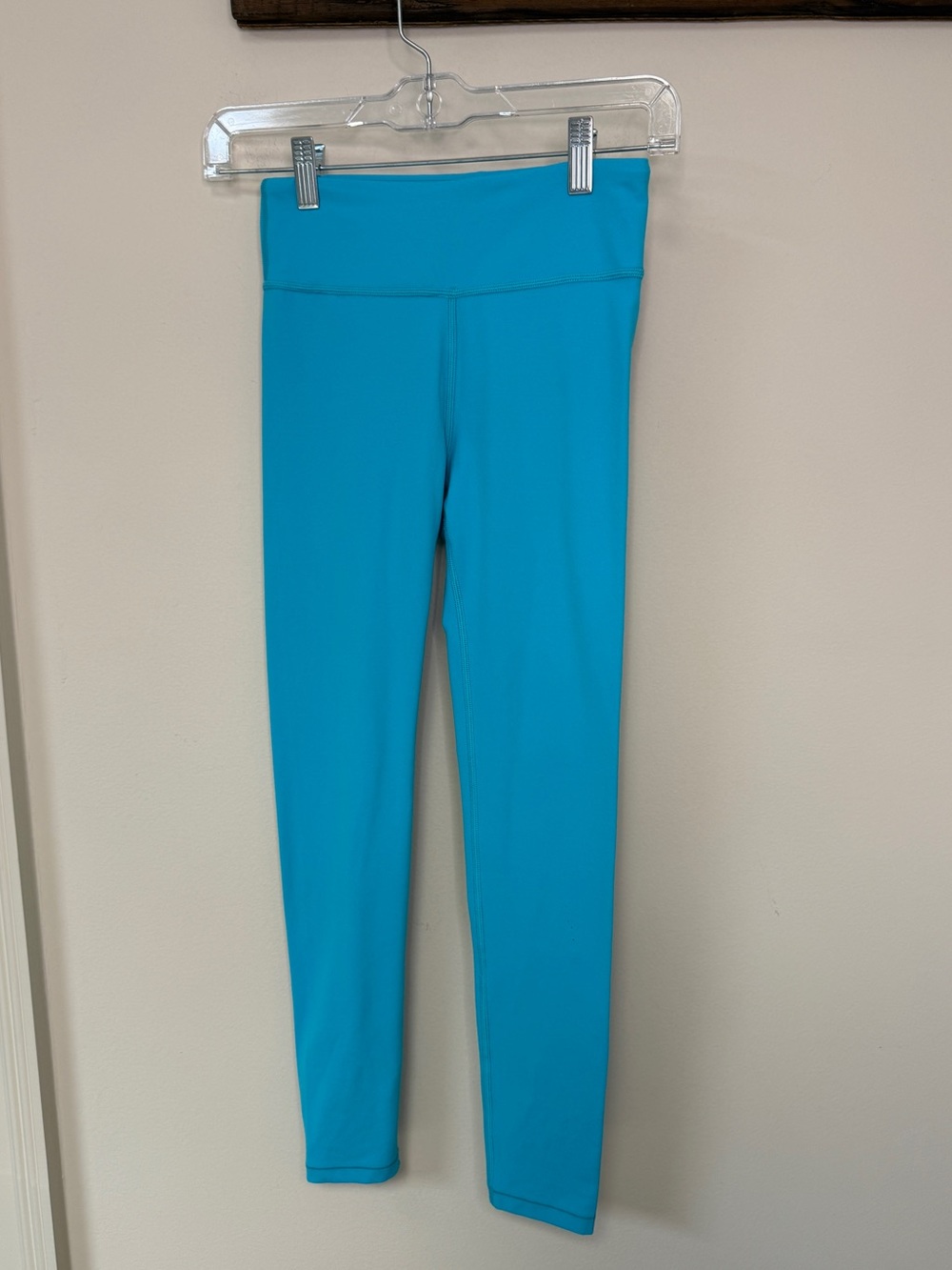 Athleta Girl: Girls Teal High Rise PowerVita Chit ChatTight Legging, Size L(12)